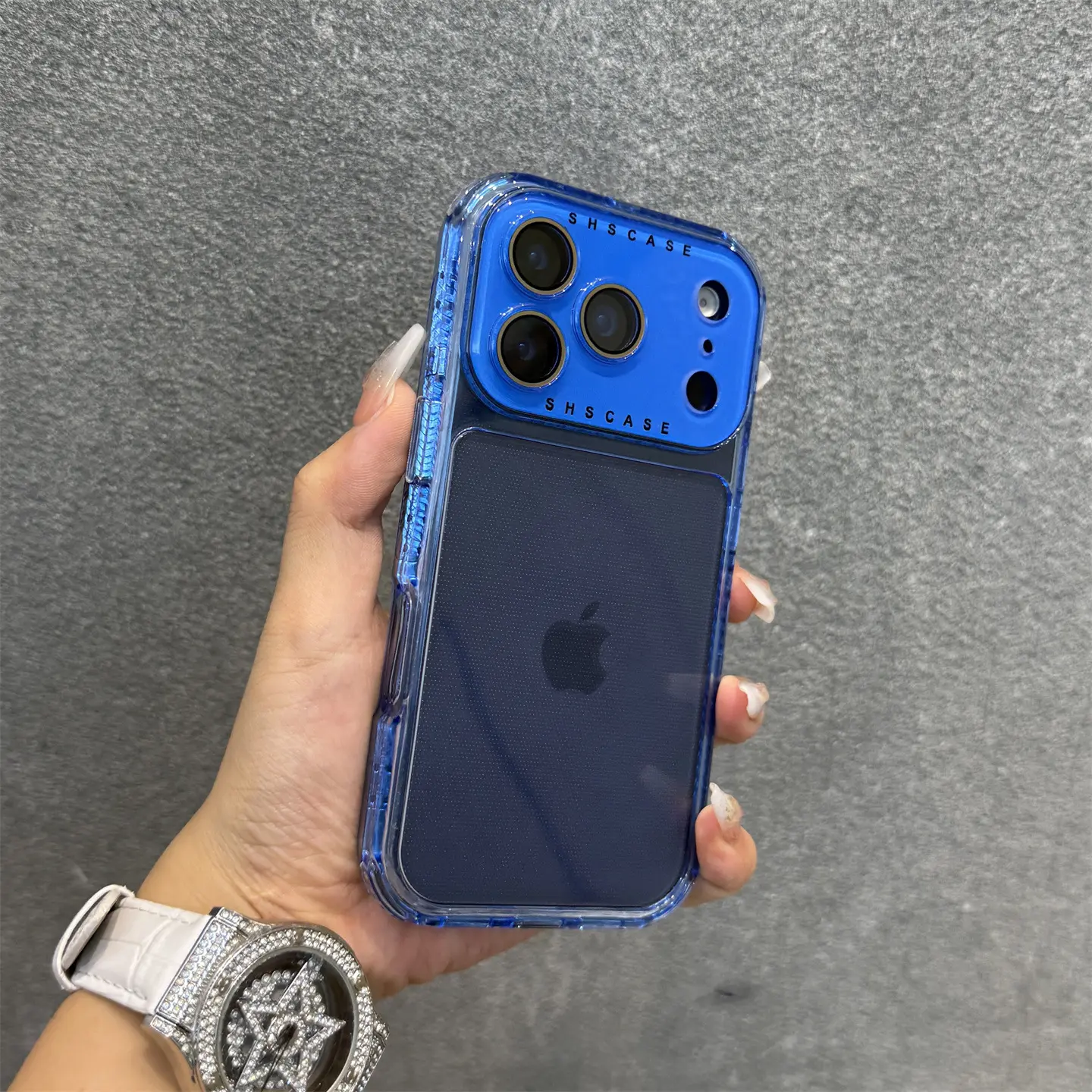 Suitable for iPhone 17 Pro Max Phone Case 16 New Model 15 Translucent 14 Ultra Thick Full Coverage Lens Shockproof Hard Case