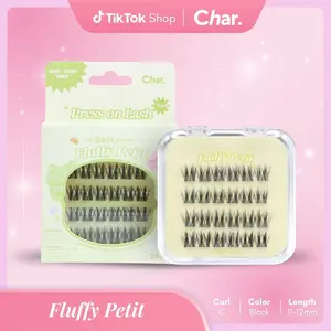 Fluffy Petit Lashes - Pre-Glued Lashes,  Wispy Short Polished C-Curl 11-12mm