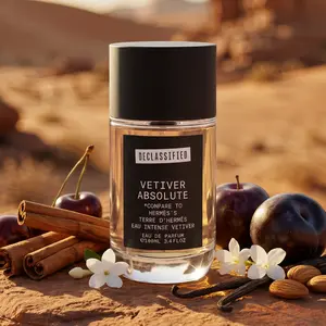 Declassified Vetiver Absolute | Edgy Spice & Earthy Woods | Vetiver, Sichuan Pepper & Frosty Citrus | 100ml Women Eau de Parfum