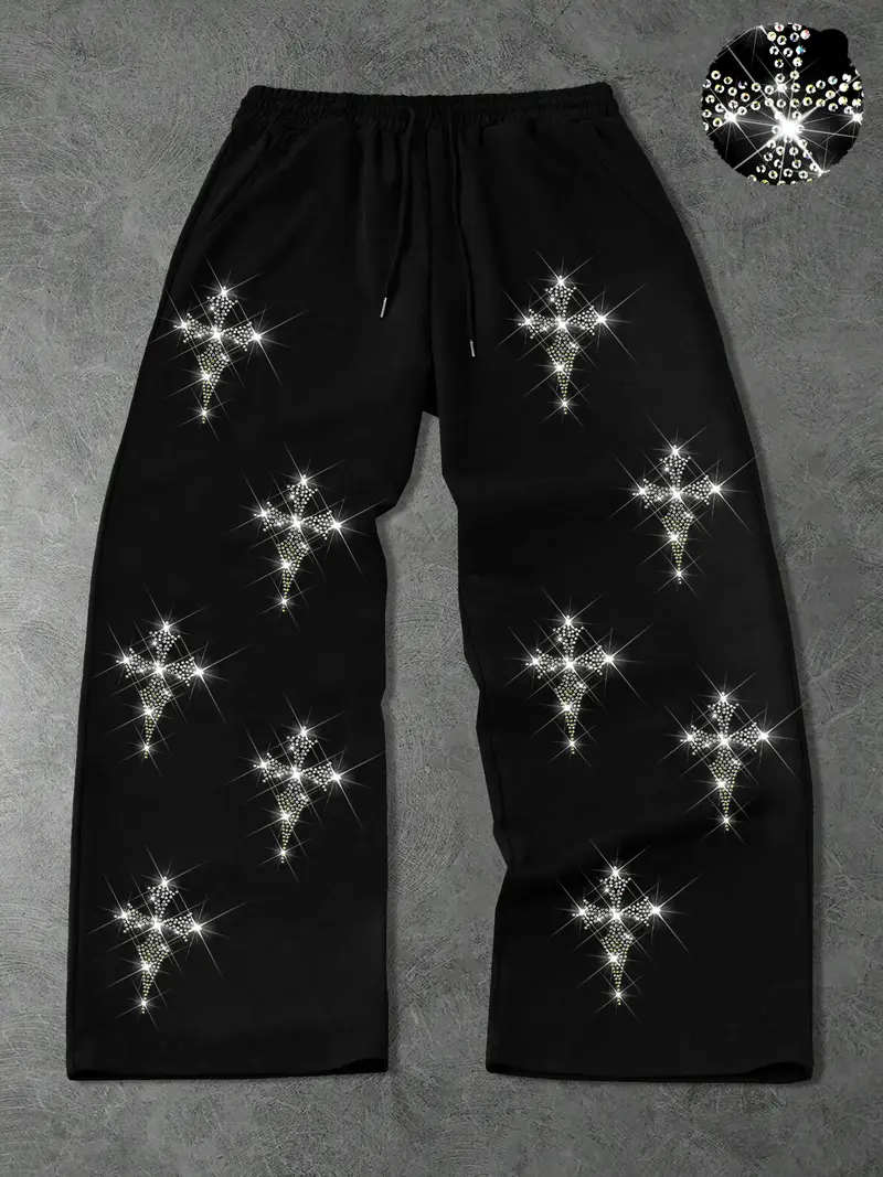 chrome hearts cross joggers - TikTok Shop