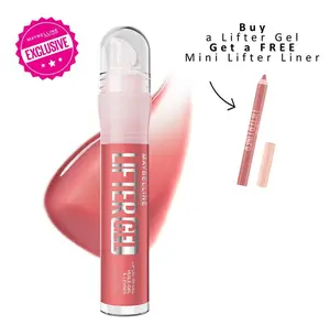Lifter Gel Lip Gloss, Oil-in-Gel, 24H Hydration, Hyaluronic Acid, Reflective Shine, Maybelline New York Lifter Gel Lip Gloss, Oil-in-Gel, 24H Hydration, Hyaluronic Acid, Reflective Shine, Maybelline New York