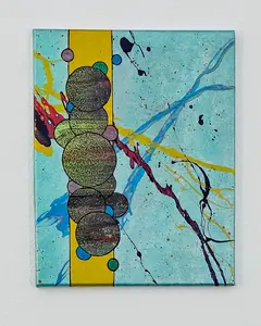 "Untitled" 11x14 Acrylic abstract painting