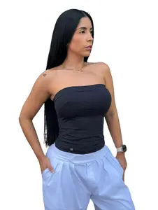 Joa Giraldo Strapless Sculpt Top