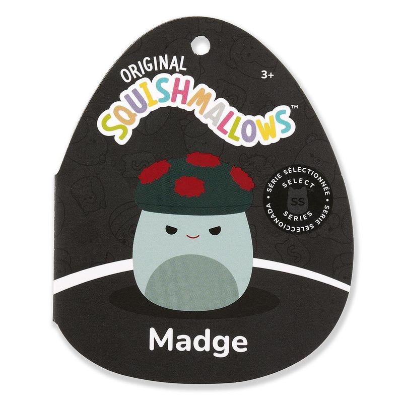 Squishmallows Madge the Grey Mushroom 5-Inch Select Series Stuffed Mushrooms