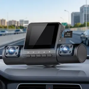 4k dash cam front and rear, enhanced 1080p night Vision, 36°0 parking monitor, 32gb memory, dual lens, wifi, g-sensor, Loop recording, wide angle, motion detection, waterproof, easy installation for Cars, Trucks, Security Evidence, Travel Recording.