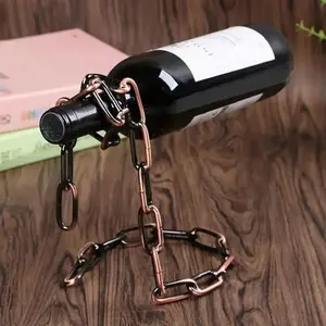 Red Wine Rack for Restaurant and Living Room Bar Decor