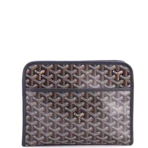 Pre-owned Goyard Canvas Coated Clutches & Wristlets Jouvence Toiletry Pouch Coated Canvas MM by Rebag