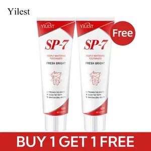 Yilest Probiotic Whitening Toothpaste,Nicotinamide, Free of Fluoride, Anti plaque, Oral Health Management Teeth Whitening Solution Mint Intensive