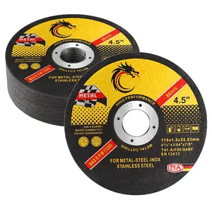 Daily use4 1/2 Cut Off Wheel Angle Grinder Cutting Disc for Metal & Stainless Steel, Max 13,300 RPM, 0.045" Thin Grinding Wheel,10 Pack