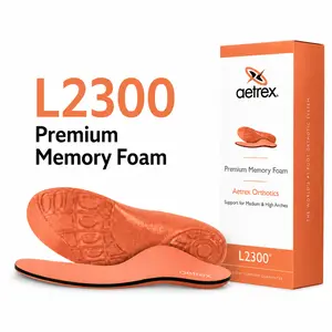 Aetrex Women’s Premium Memory Foam Orthotics Insole – For Medium/High Arch Support & Foot Pain Relief | All-Day Comfort | Mother's Day Gift