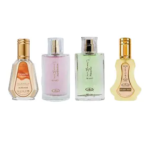 (4pc Bundle Pack) Caramello, Choco Musk Marshmallow, Choco Musk Pistachio (50ml) + Golden Sand (35ml) by Al-Rehab EDP Spray