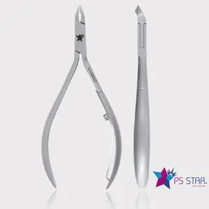 Cuticle Nippers for manicure and pedicure 720P Ps Star PRO  Nail Care Nail Art, Stainles Steel Corta Cuticulas 720P Smooth Stainless Steel