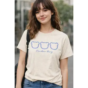 Bear Outline Tee — “It’s a bear thing” Graphic T-Shirt