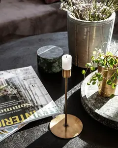 Elegant Metal Candle Holder