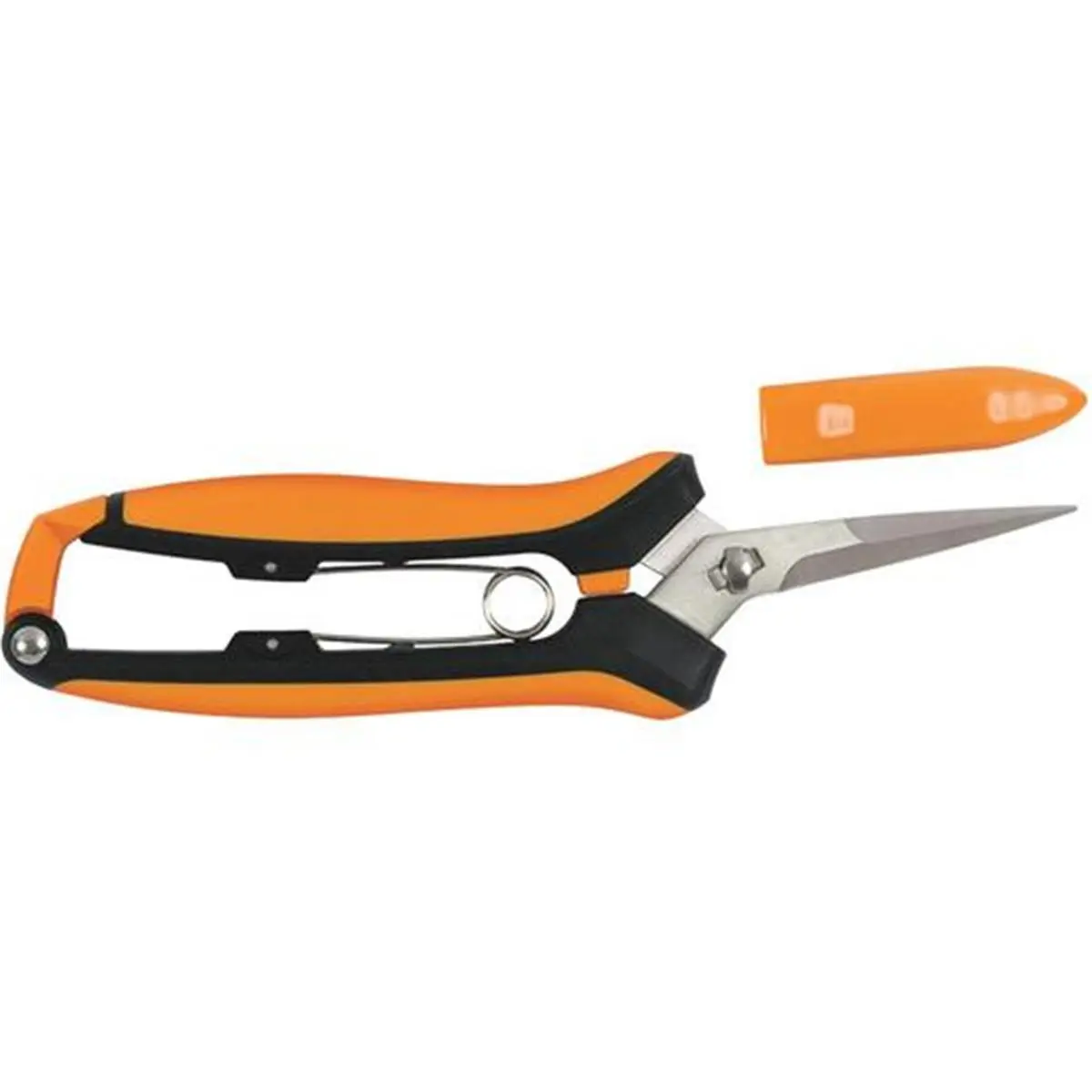 212 MAIN Curved Micro Tip Snips - Stainless Steel Spring-Handled Kitchen Shears, Kitchen Scissors Ideal for Plant Care, Spring-Handled Kitchen Scissors