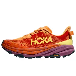 HOKA ONE ONE Speedgoat 6 SRBT Men's Trail Running Shoes with Fabric Cushioning for Comfortable Off-Road Performance Trending Shoes, House White Official Shoes to Get / Maison Mihara
