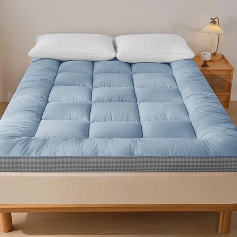 Mattress with checkered three-dimensional edges, 4 colors, Queen size