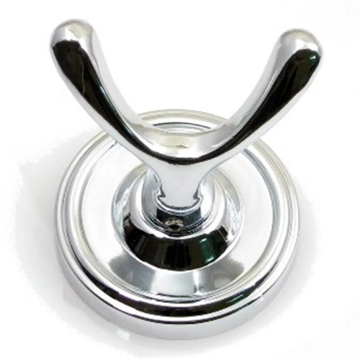 Rusticware 212 MAIN Midtowne Series Chrome Bath Shower Wall Hook - Die-Cast Zinc Coated Hook with Interchangeable Plate, Transitional Design, 2 3/4 in Projection (Model 8203CH), Wall Hooks