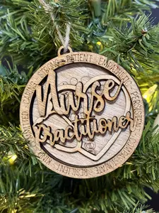 Nurse Practitioner Christmas ornament