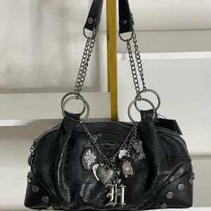 Ed Hardy Black Satchel