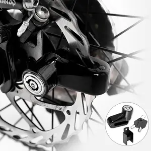 Bike Anti-theft Wheel Disc Brake Lock, Mountain Bike Padlock With 2 Keys, Bicycle Disc Brake Lock, Motorcycle Safety Lock, Security Lock