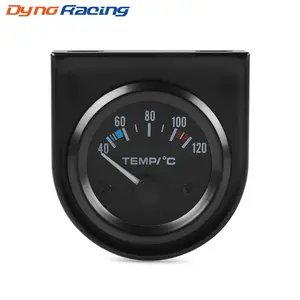 2" 52mm Water Temp Gauge 40-120℃ Pointer Auto Water Temperature Temp Gauge White Led Car Meter
