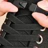 Elastic No-Tie Shoelaces with Snap Buckle, Lazy Shoelaces, Shoe Strings for Sneakers, Sports and Skate Shoes, Classic Fashion, Casual Style, All Seasons