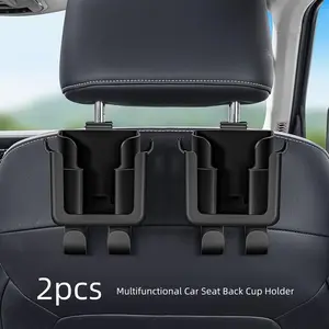 Multifunctional Car Seat Back Storage Rack with Cup Holder, Phone Stand, Hooks, Space Saving Design, Durable Structure, High Quality Material, Car Backseat Organizer