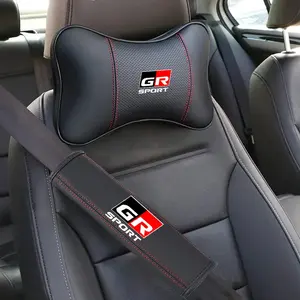 Car Seat Neck Pillow Headrest Cushion, Protects Shoulders & Provides Comfort, Fits Toyota Gr Sport, Yaris, Corolla, Hilux, Supra Models, Car Accessories