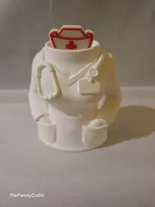 Custom Nurse Pen Holder 4 Inches Tall with Free Nurse's Hat Bookmark Ideal for Nurses Students Coworkers Great Gift Idea