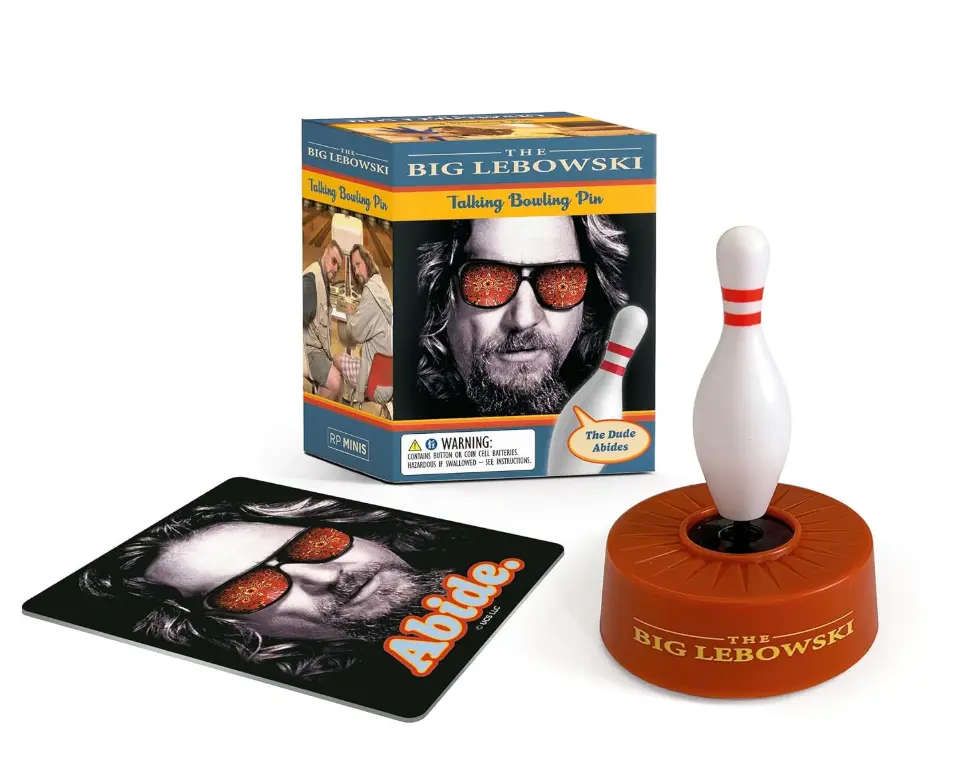 The Big Lebowski Talking Bowling Pin by RP Minis [Novelty Gift]