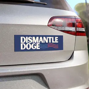 Dismantle doge bumper sticker, tax the rich, separation of church and state, deport elon, coexist car magnet, billionaires are bad people