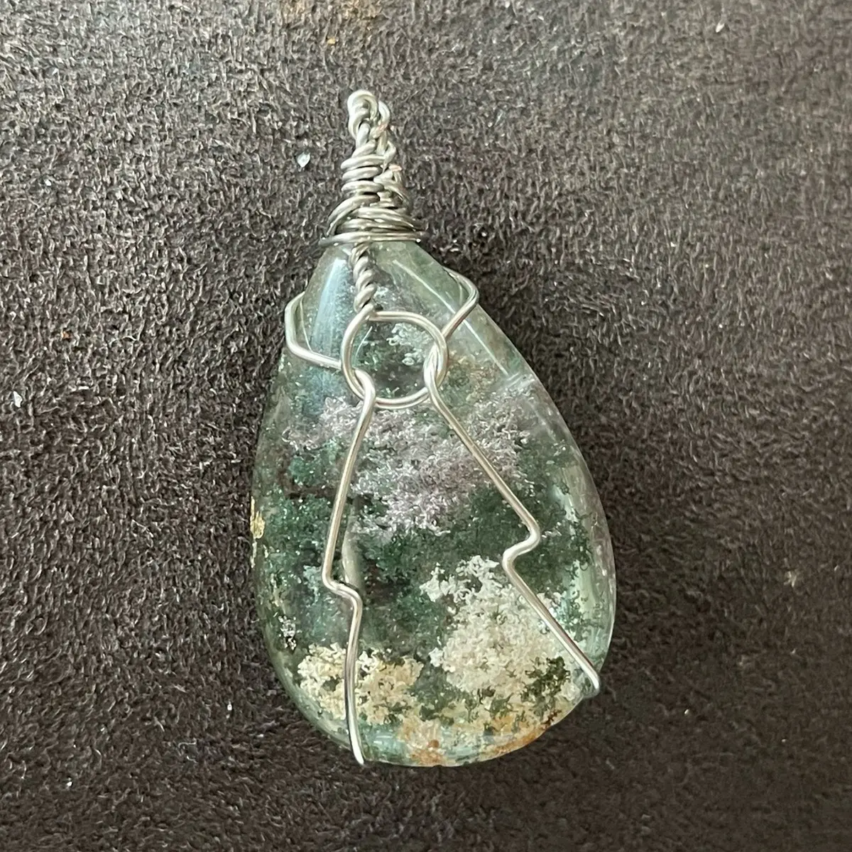 Garden quartz pendant