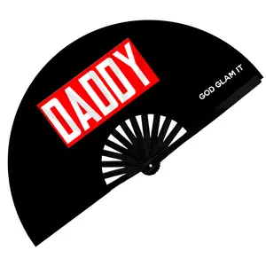 Daddy EDM Rave Hand Fan