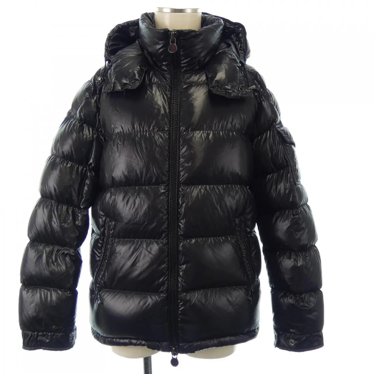 Pre-owned MONCLER Nylon Small Leather Goods Maya Down Jacket