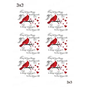 Memorial Album Waterslide Decals - Remembrance & Sympathy Designs