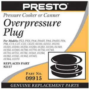 Presto  Over Pressure Plug