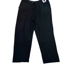 DKNY Cashmere Blend Black Jogger Pants