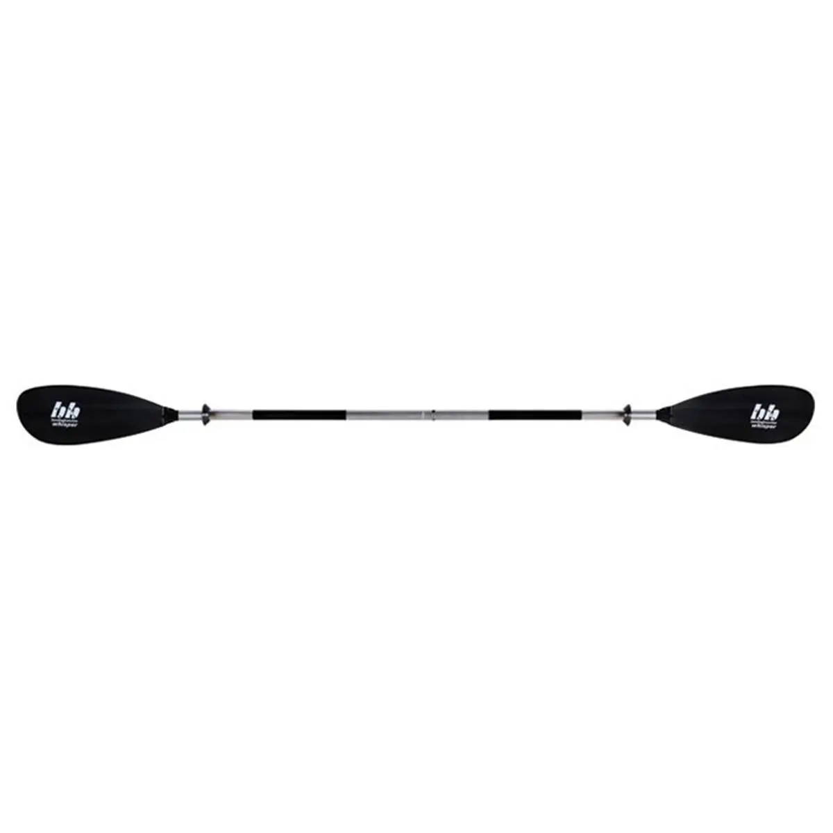 Bending Branches 212 MAIN Entry-Level Kayak Paddle, 2-Piece Set with Durable 2-Piece Construction, Aluminum Shaft, Whisper Snap-Button, 240 cm, Black for Lake & River Kayaking