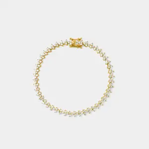 Lira Dainty Gold Tennis Bracelet