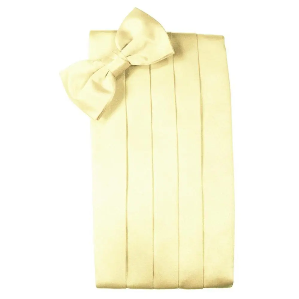 Canary Luxury Satin Cummerbund