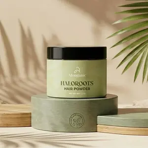 HALOROOTS Hair Powder -Herbal  powder blend for Stronger Healthier Hair  & Deep Conditioning Haircare Mask