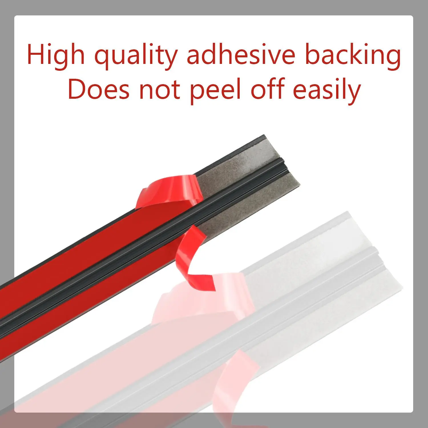 2pcs 10FT Car Rubber Seal Strip – T-Type Adhesive Weather Stripping for Door, Trunk & Windshield, Waterproof Dustproof Noise Reduction