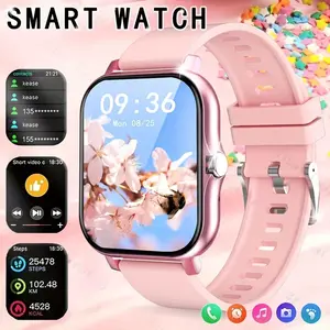 Smart Watch for Men & Women, 1.83in Fitness Smartwatch, 180mAh, Answer/Make Calls, 100+ Sport Modes, Sleep Monitor, Pedometer, Compatible with Android & For iPhone, fathersdaygift
