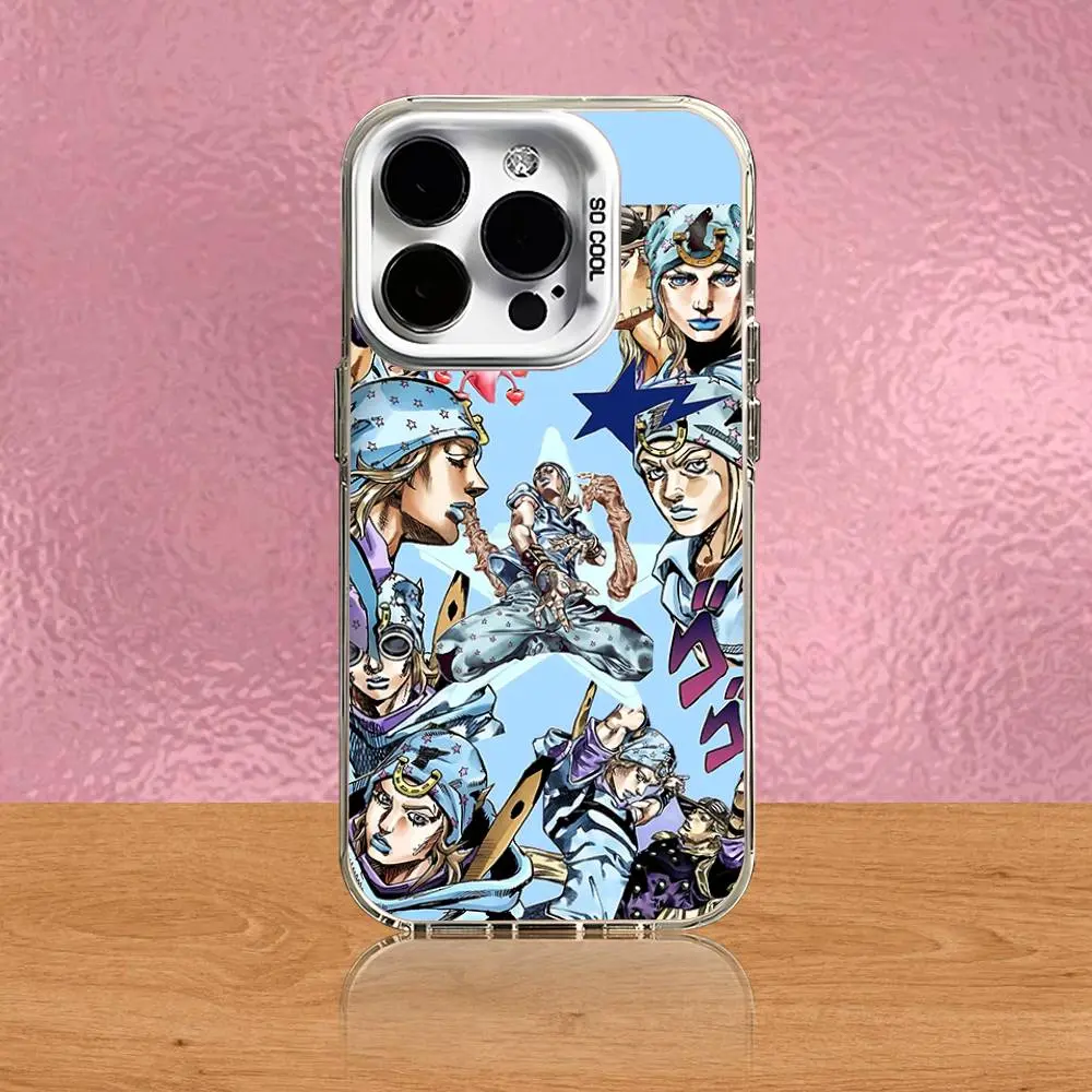 Johnny Joestar J-Jojo Anime Phone Cases For iPhone 17 16 15 14 13 12 11 Promax  Pro Air Plus White Candy IMD Matte Shockproof Cover Protection Gifts For  Christmas Halloween Birthday - TikTok Shop