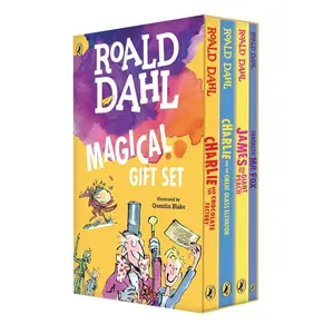 Roald Dahl Magical Gift Boxed Set (4 Books): Charlie and the Chocolate Factory, James and the Giant Peach, Fantastic Mr. Fox, Charlie and the Great Gl -- Roald Dahl - Boxed Set