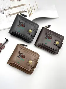 Leather Wallet with Flying Duck Print Pattern for Everyday Use and Outdoor Activities  Perfect Gift for Nature Lovers and Wildlife Enthusiasts on Christmas  Thanksgiving  and Birthday Presents  Stylish and Durable Accessory for Men and Women Seeking