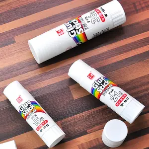 3pcs Professional Solid Glue Sticks, High Viscosity Long Lasting Adhesive Clear Glue Sticks, Durable Office Stationery For School & Office