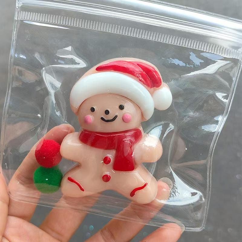 Christmas squeezeable toys, soft quick rebound , relieve stress.Christmas Snow Man Squishies - Rebound Stress Relief Toys.gifts for kids