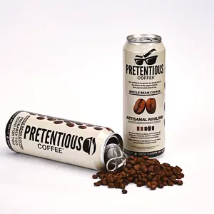 Pretentious Coffee - Artisanal Nihilism - 1/2 lb can - Dark Roasted Coffee - Whole Bean or Ground